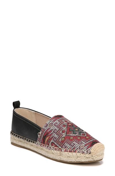 Shop Sam Edelman Khloe Espadrille Flat In Red Print Leather