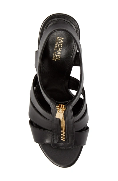 Shop Michael Michael Kors Damita Sandal In Black