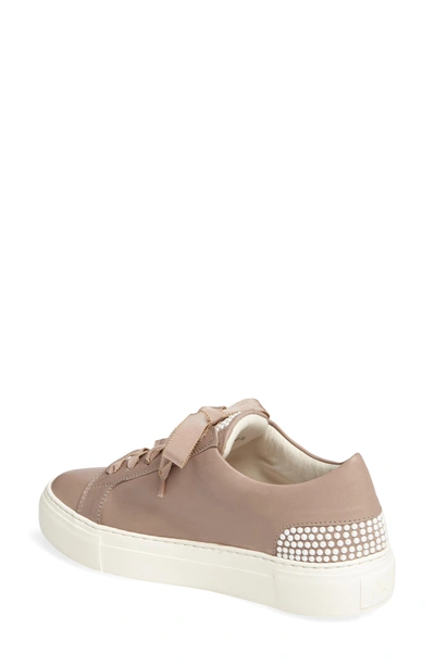 Shop Agl Attilio Giusti Leombruni Pearl Sneaker In Pale Leather