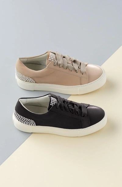 Shop Agl Attilio Giusti Leombruni Pearl Sneaker In Pale Leather