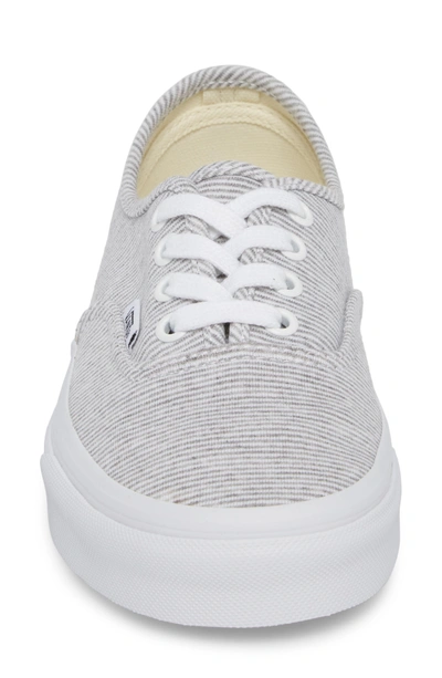 Shop Vans 'authentic' Sneaker In Jersey Grey/ True White