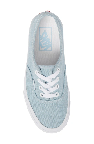 Shop Vans 'authentic' Sneaker In Denim Baby Blue