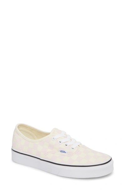 Shop Vans 'authentic' Sneaker In Chalk Pink/ Classic White