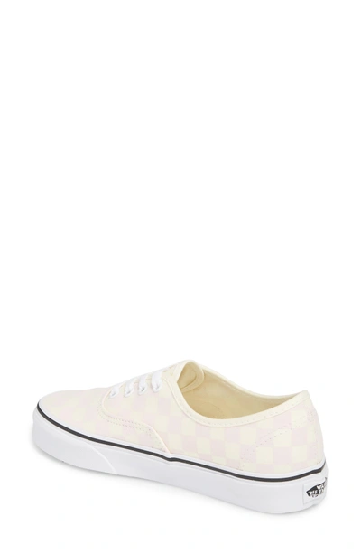 Shop Vans 'authentic' Sneaker In Chalk Pink/ Classic White