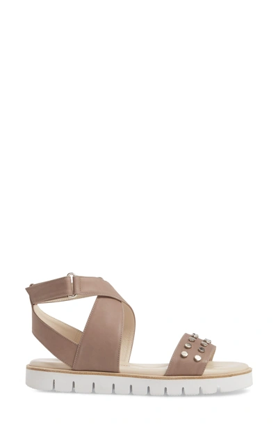 Shop Amalfi By Rangoni Barlume Sandal In Taupe Leather