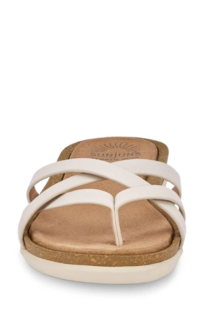 Shop G.h. Bass & Co. Sharon Sandal In White Leather