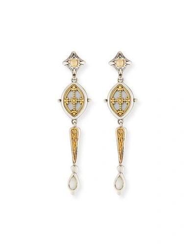 Shop Konstantino Hestia Mother-of-pearl Dangle Earrings