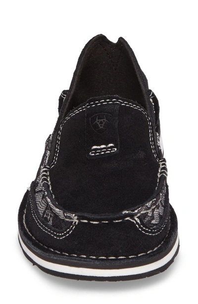 Shop Ariat Cruiser Slip-on Loafer In Black Suede