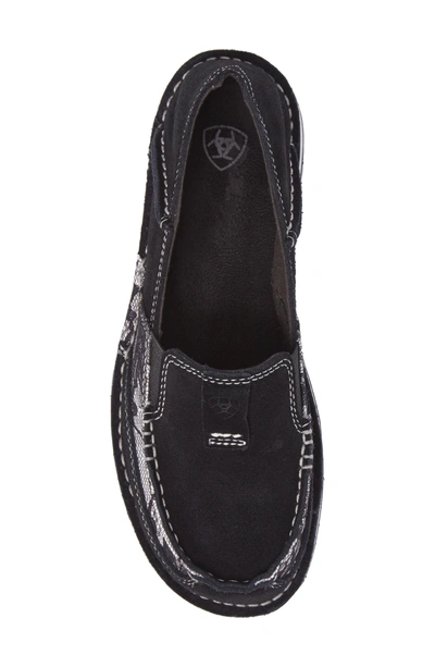 Shop Ariat Cruiser Slip-on Loafer In Black Suede