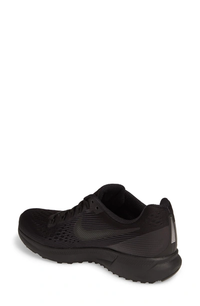 Shop Nike Air Zoom Pegasus 34 Running Shoe In Black/ Dark Grey/ Anthracite