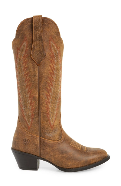 Shop Ariat Desert Sky Western Boot In Vintage Bomber Leather