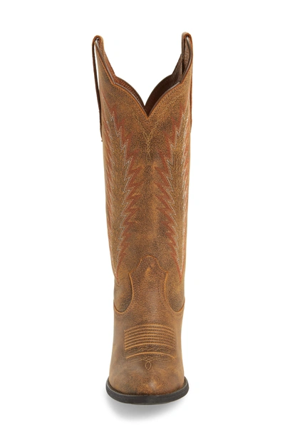 Shop Ariat Desert Sky Western Boot In Vintage Bomber Leather