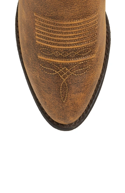 Shop Ariat Desert Sky Western Boot In Vintage Bomber Leather