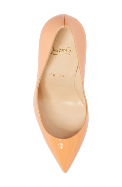 Shop Christian Louboutin 'pigalle Follies' Pointy Toe Pump In Sunset