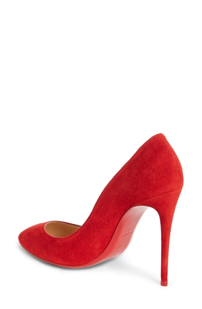 Shop Christian Louboutin Eloise Pointy Toe Pump In Red