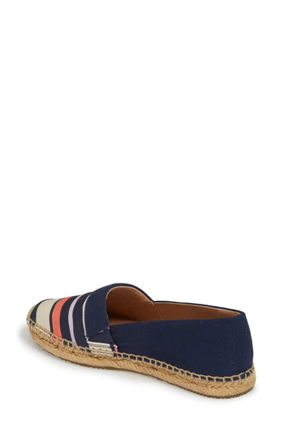 Ugg Reneda Stripe Espadrille Flat In Navy