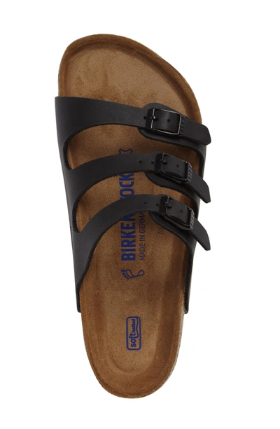 Shop Birkenstock Florida Soft Footbed Slide Sandal In Black