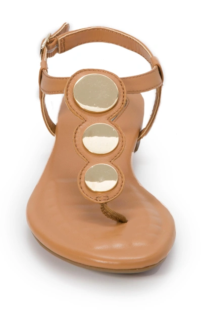 Shop Foot Petals Ellie Sandal In Caramel Leather