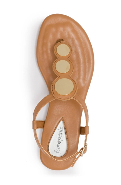 Shop Foot Petals Ellie Sandal In Caramel Leather