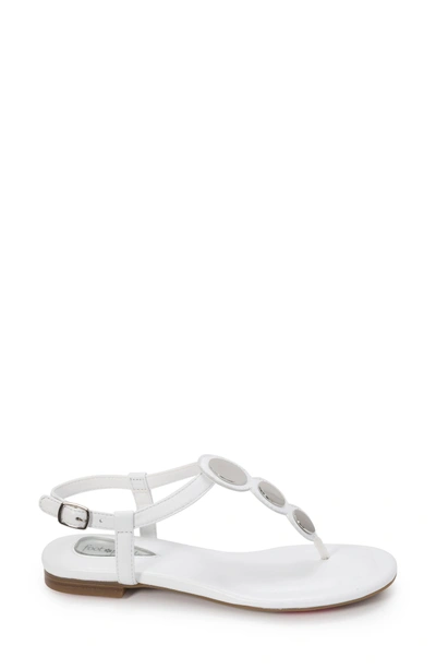 Shop Foot Petals Ellie Sandal In White Leather