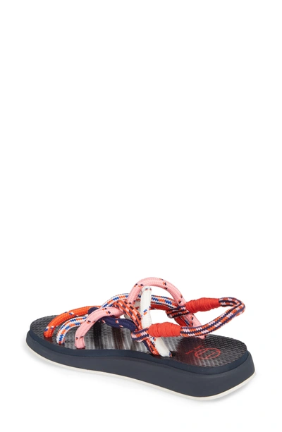 Shop Tory Sport Rope Sandal In Red Multi