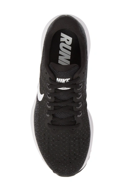 Shop Nike Air Zoom Vomero 13 Running Shoe In Black/ White/ Anthracite