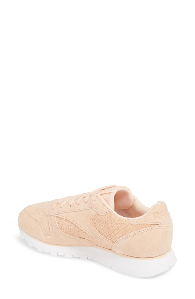 Shop Reebok Classic Leather Sneaker In Desert Dust/ White