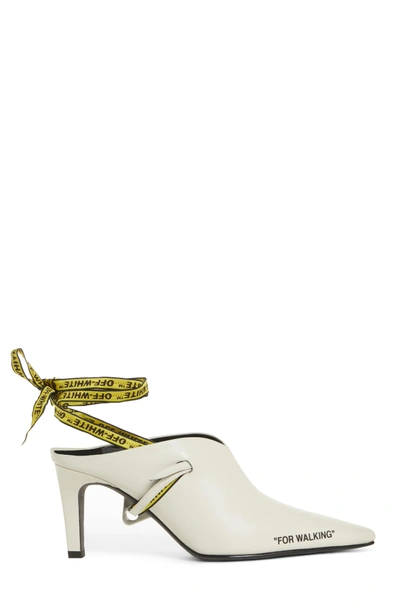 Shop Off-white For Walking Mule Pump In Off White No Color