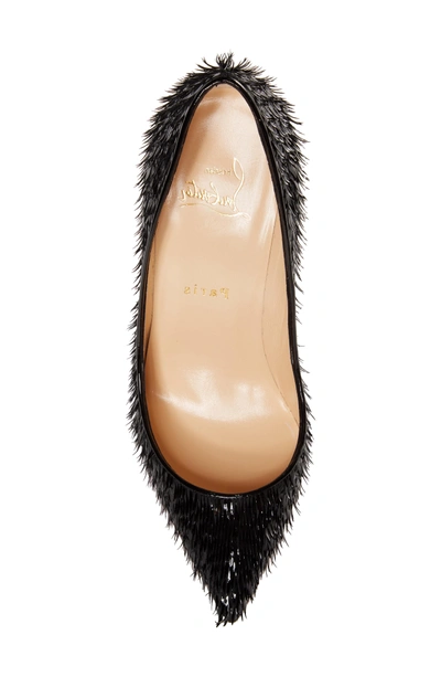 Shop Christian Louboutin Pigalle Follies Pointy Toe Pump In Black