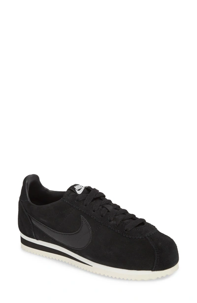 Shop Nike Classic Cortez Premium Xlv Sneaker In Black/ Sail