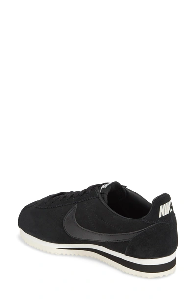 Shop Nike Classic Cortez Premium Xlv Sneaker In Black/ Sail