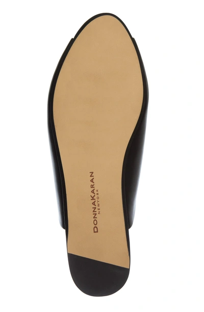 Shop Donna Karan Zuzu Slide Sandal In Black Leather