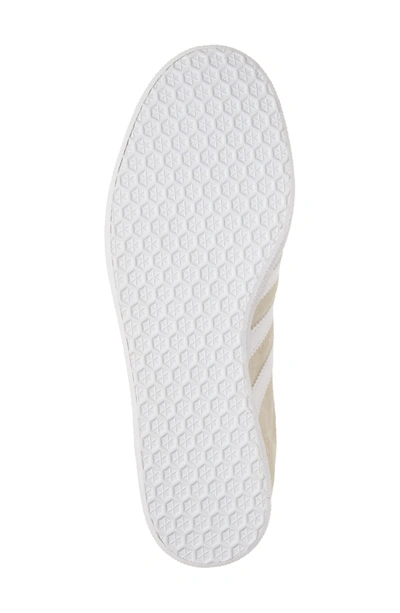 Shop Adidas Originals Gazelle Sneaker In Off White