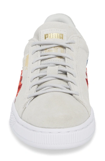 Shop Puma Suede Hyper Embellished Sneaker In Quarry