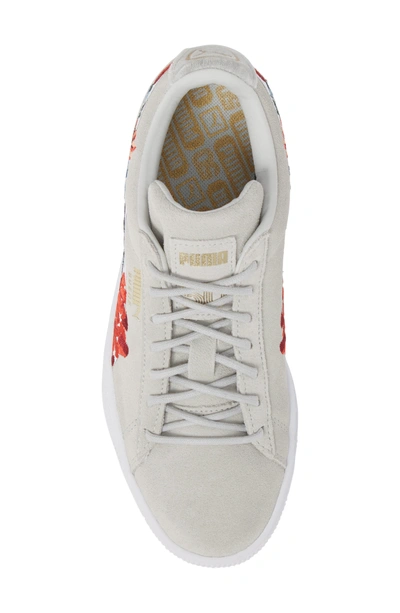 Shop Puma Suede Hyper Embellished Sneaker In Quarry