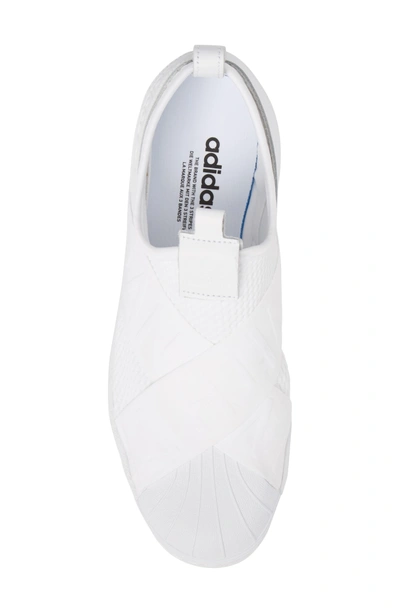 Shop Adidas Originals Superstar Slip-on Sneaker In White/ White/ Core Black