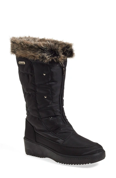 Shop Pajar 'louise' Weatherproof Boot In Black Fabric