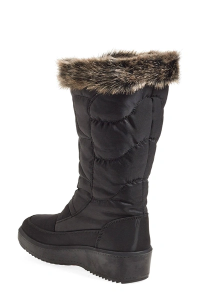 Shop Pajar 'louise' Weatherproof Boot In Black Fabric