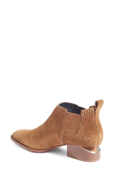 Shop Alexander Wang Kori Chelsea Boot In Dark Truffle