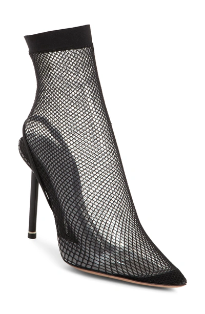 Shop Alexander Wang Caden Pointy Toe Sock Pump In Black