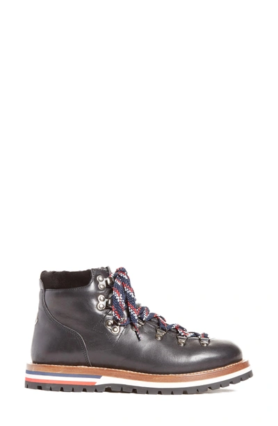Shop Moncler Blanche Lace-up Boot In Black
