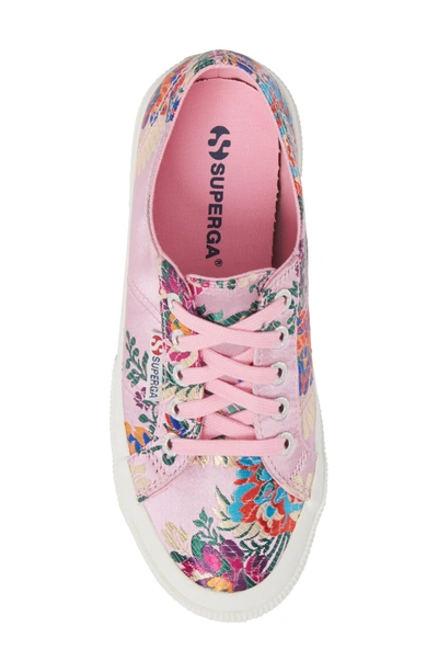 Shop Superga 2750 Embroidered Sneaker In Pink