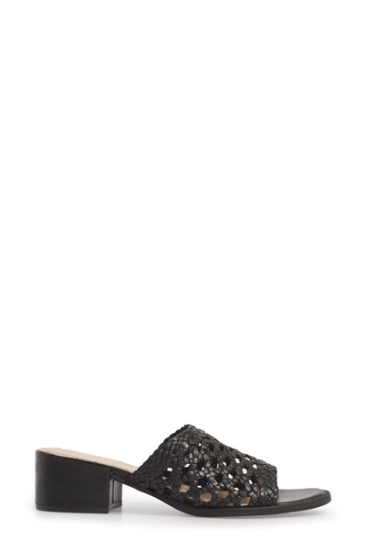 Shop Matisse Ditsy Slide Sandal In Black Leather