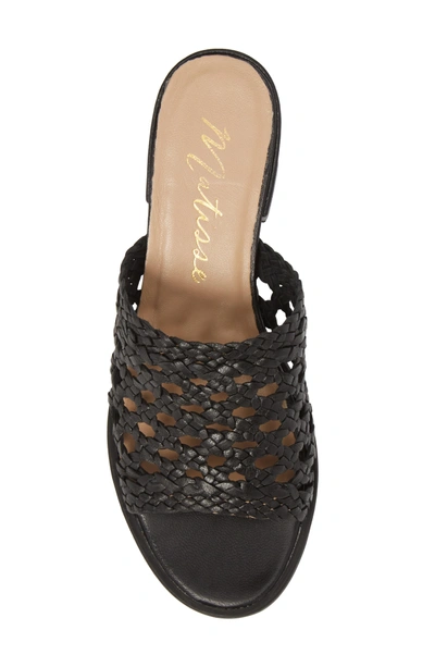 Shop Matisse Ditsy Slide Sandal In Black Leather