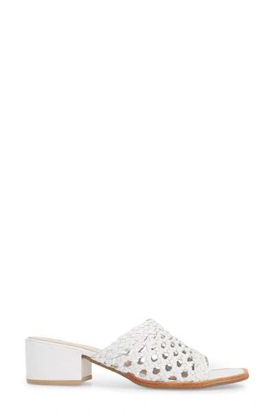 Shop Matisse Ditsy Slide Sandal In White Leather