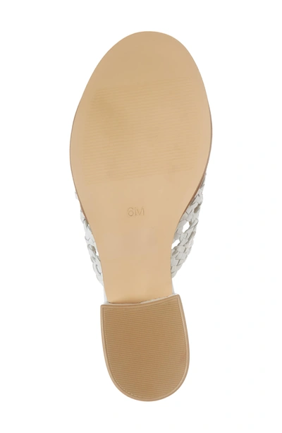 Shop Matisse Ditsy Slide Sandal In White Leather