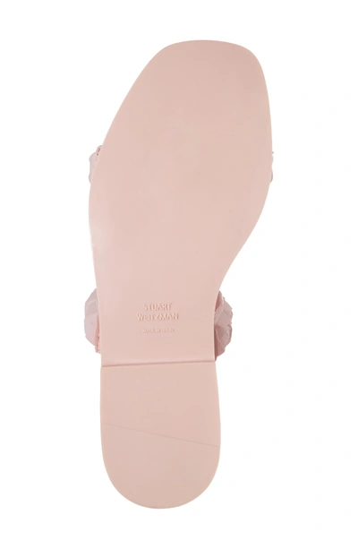 Shop Stuart Weitzman Rosita Dual Strap Slide Sandal In Dusty Pink