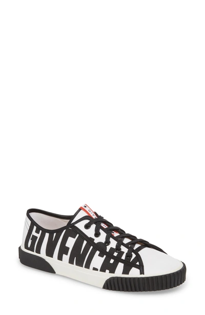 Shop Givenchy Boxing Logo Sneaker In White/ Black