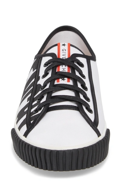 Shop Givenchy Boxing Logo Sneaker In White/ Black