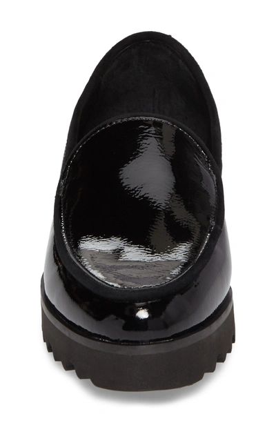 Shop Donald J Pliner Elen Loafer In Black Leather